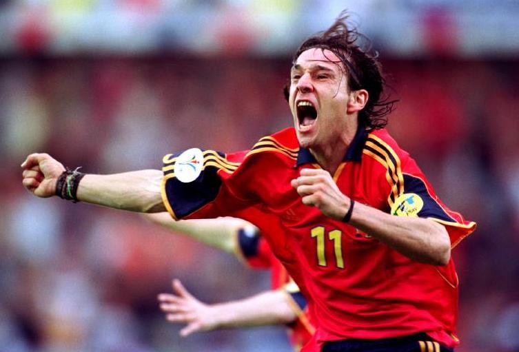 España gol de Alfonso a Yugoslavia Euro 2000 