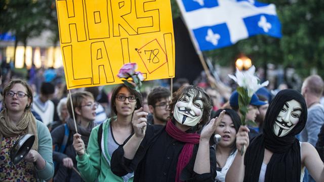 Kanada'da protesto