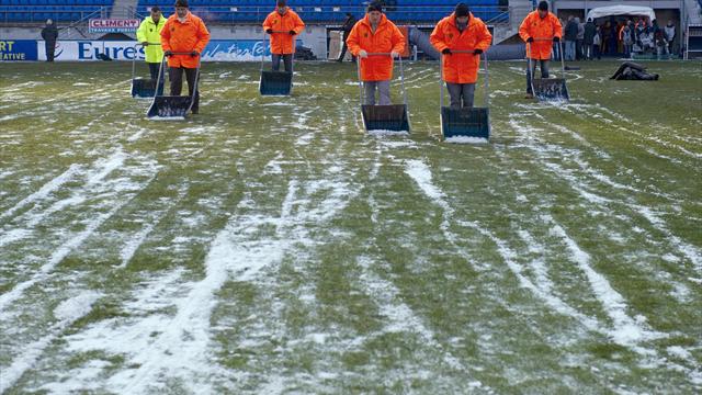 Caen - Nancy reporté en raison du gel