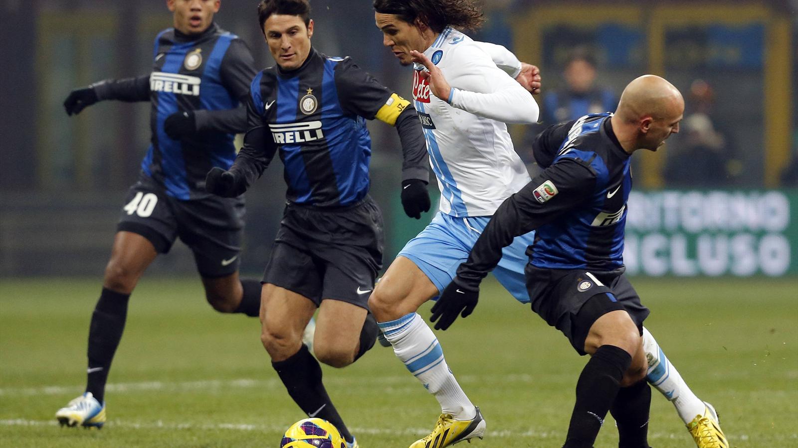 Inter move second with win against Napoli Serie A 20092010