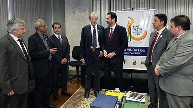 Les délégués de la FISU en visite au Brésil