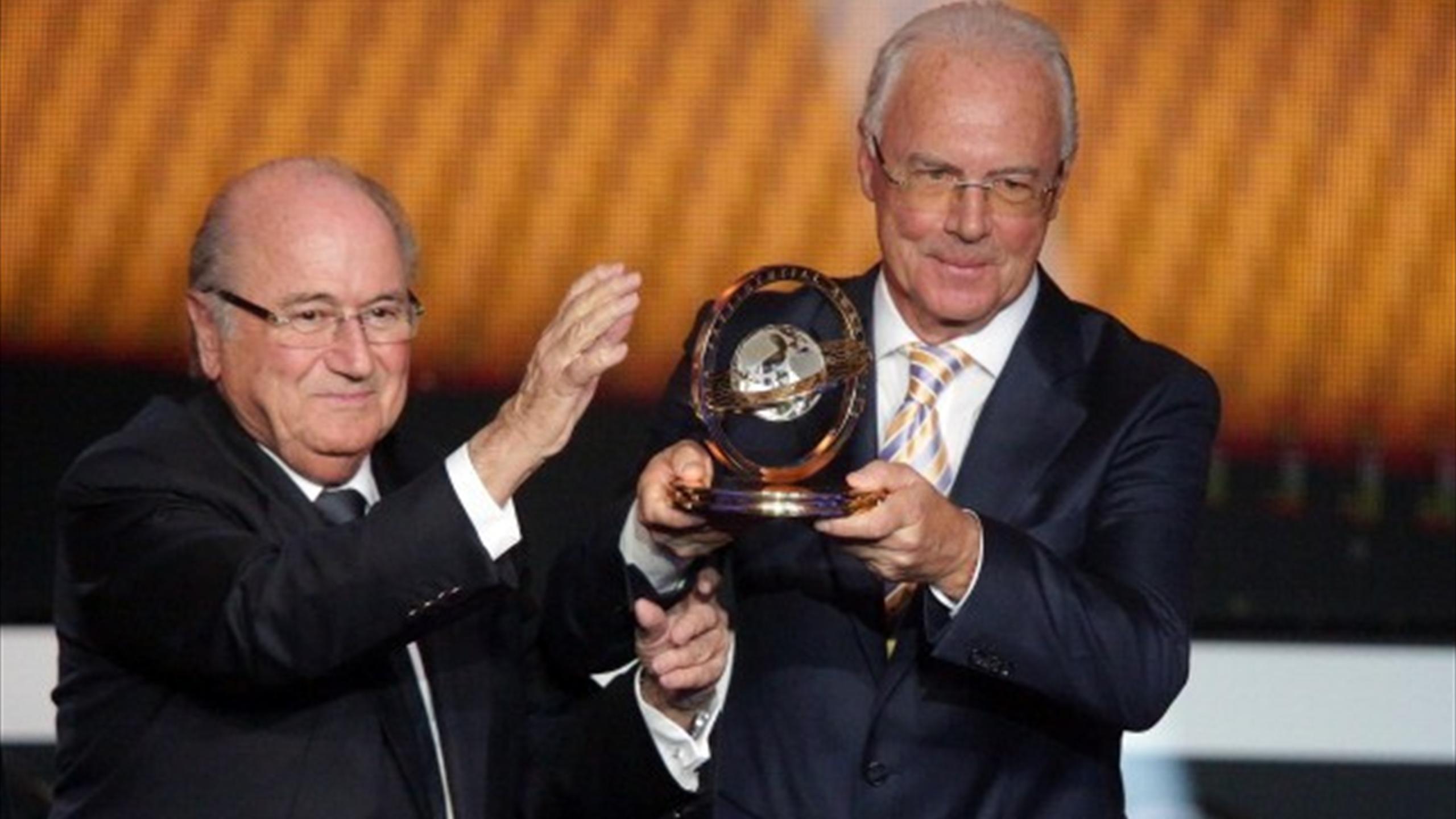 Beckenbauer erhält FIFAPreis Eurosport
