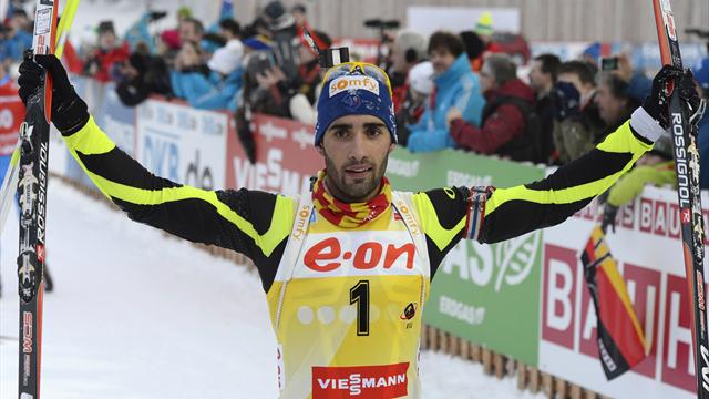 Fourcade completes clean sweep in Ruhpolding