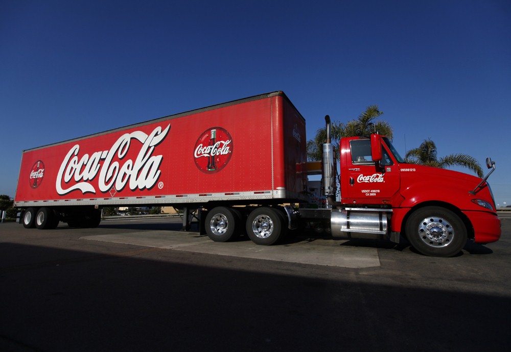 A Coca Cola lorry (Reuters)