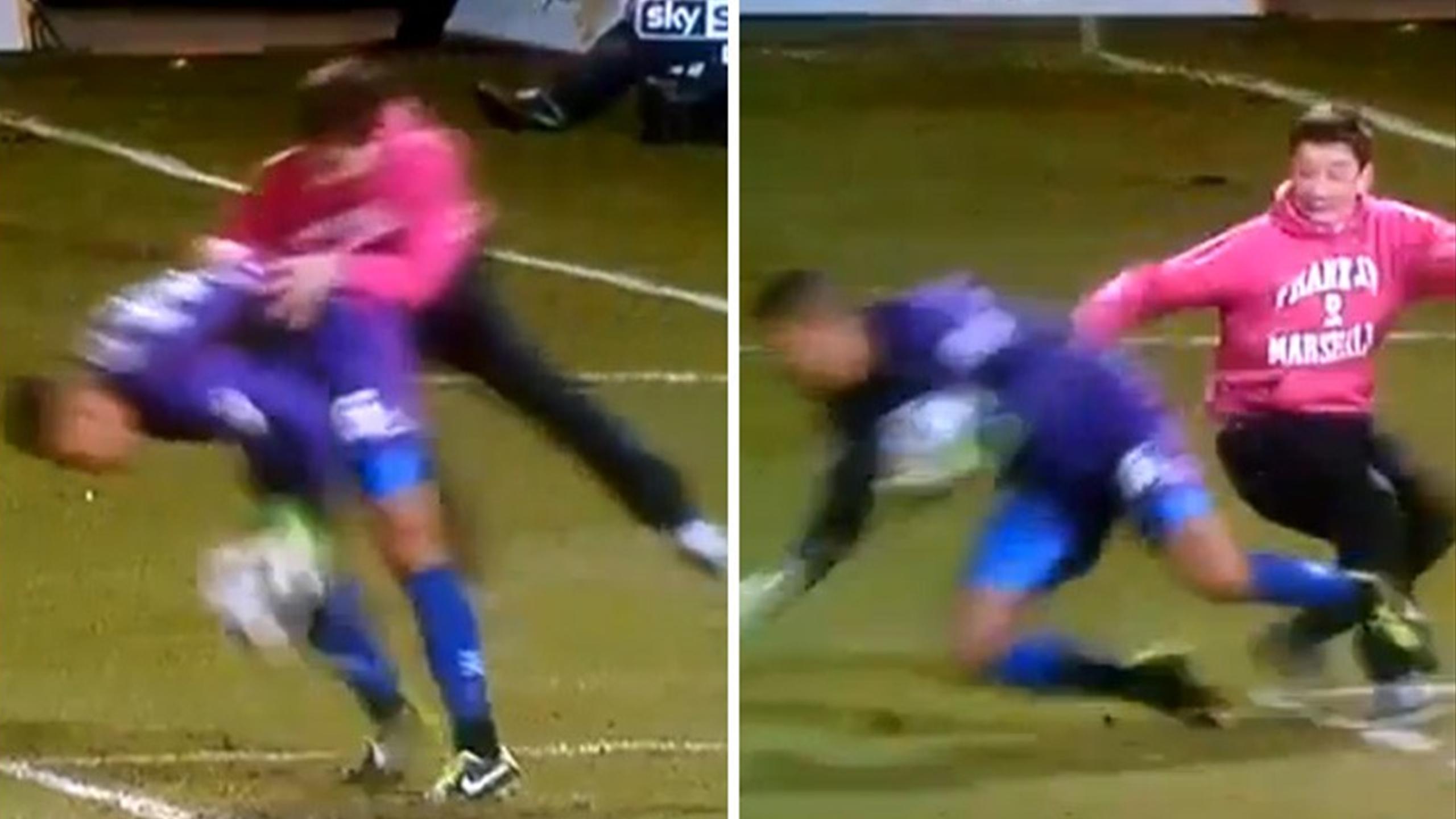 Gillingham fan attacks keeper Eurosport