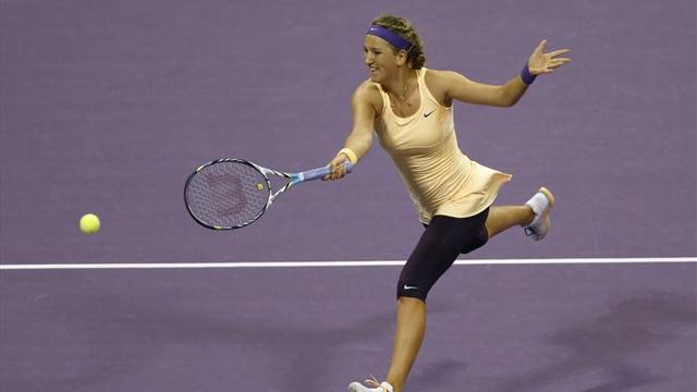 Azarenka, Serena reach Qatar last eight
