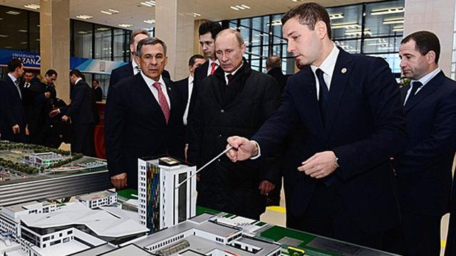 Poutine: "Kazan, capitale sportive de la Russie"