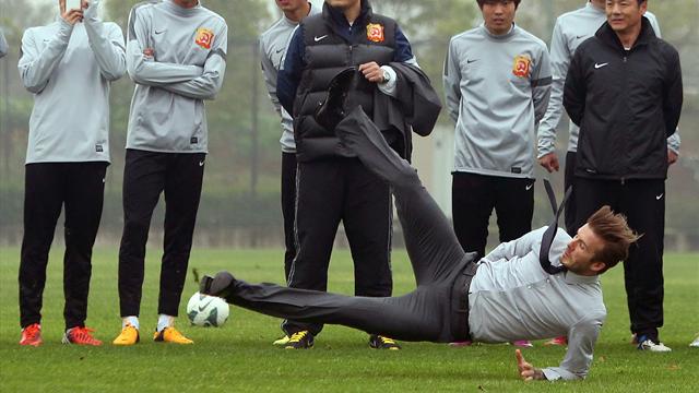 Beckham, quelle gamelle !