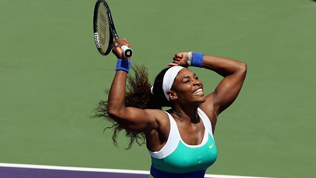 Serena emporte tout sur son passage