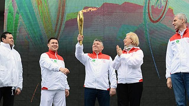 Krasnoïarsk accueille la flamme