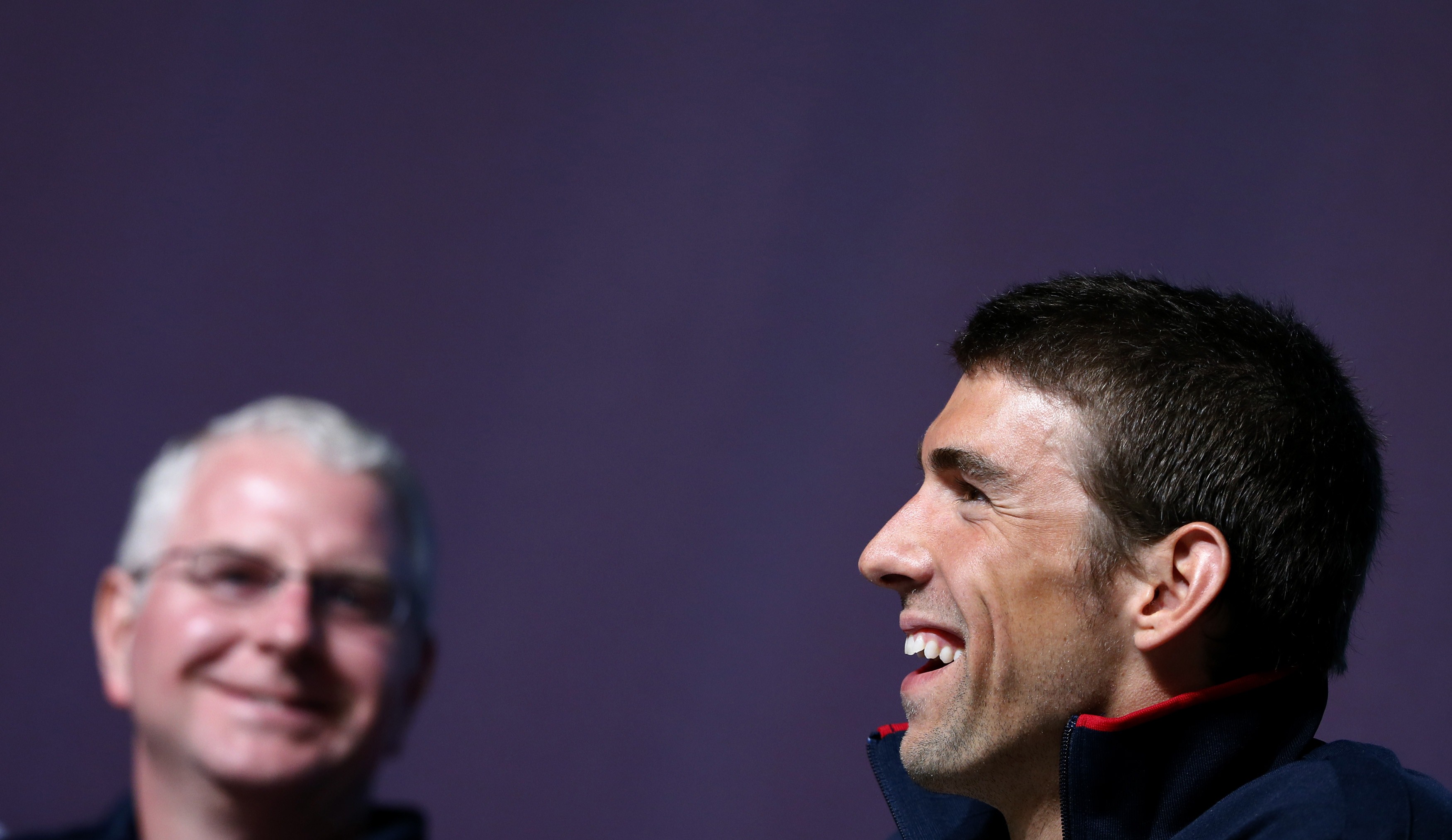 Michael Phelps et Bob Bowman