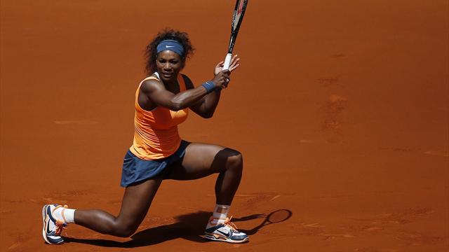 Serena kortta çok rahat
