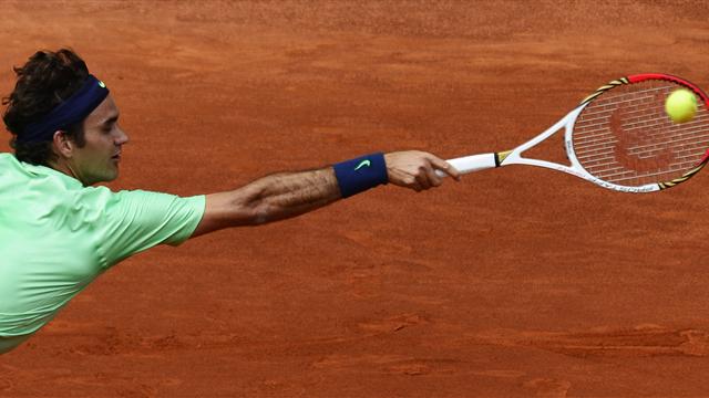 Federer a explosé en vol