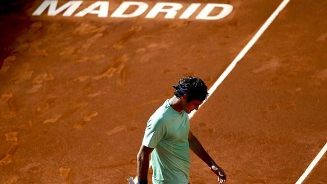 Federer est à terre