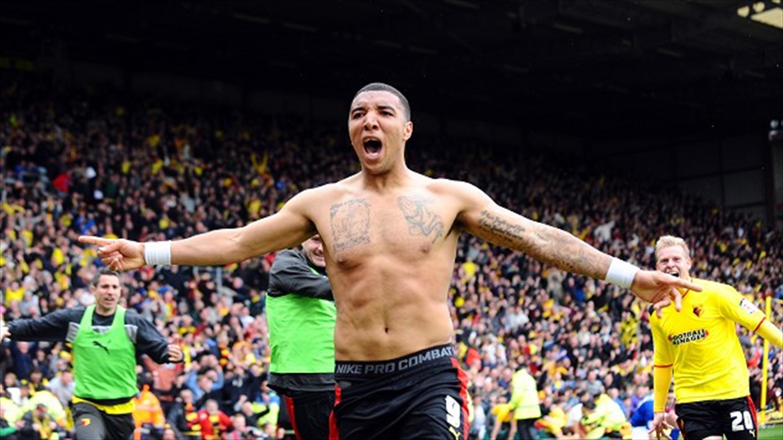 Deeney buzzing after Hornets winner - Eurosport Deeney buzzing after Hornets winner - Eurosport