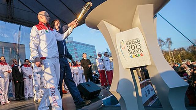 Universiade d'été 2013 : La vasque de la ville de Novossibirsk a été allumée
