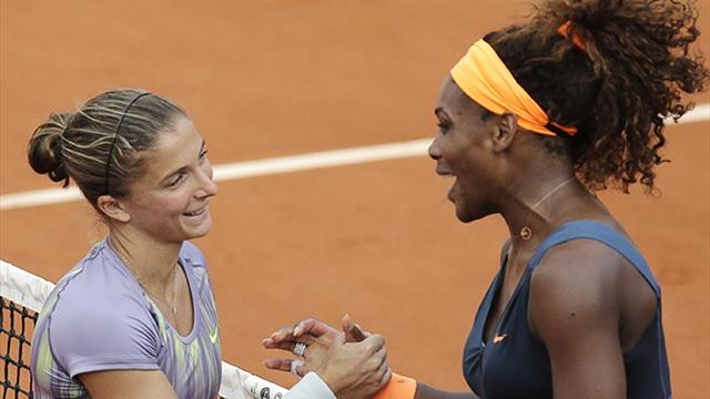 Errani'ye finalde zorlu rakip: Serena Williams