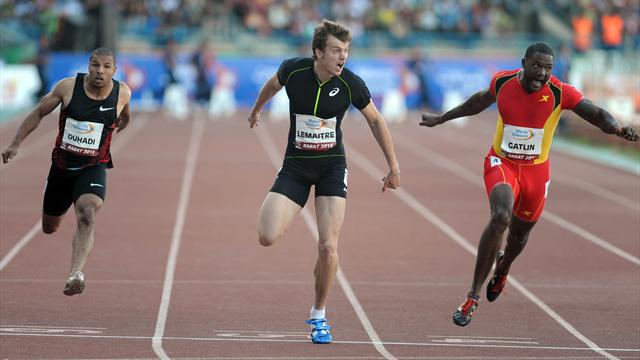 Lemaitre devant Gatlin en 9"98