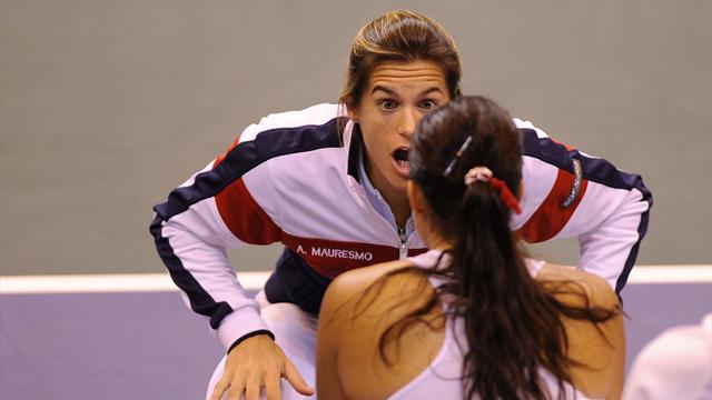 Mauresmo: "Je lui ai demandé si elle ne se précipitait pas…"