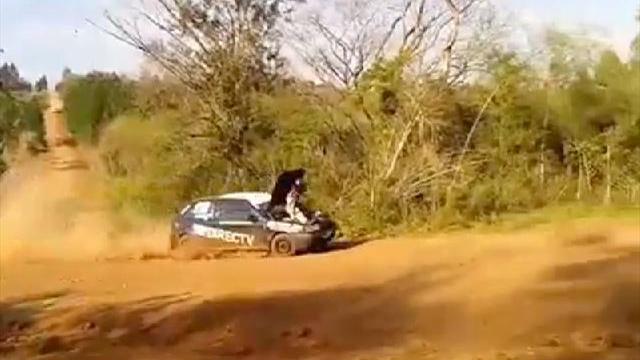 Co-Driver accelerates by sitting on engine Co-Driver accelerates by sitting on engine