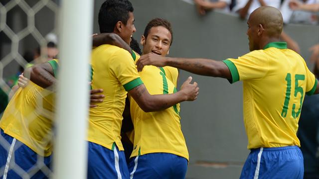 Premier set pour le Brésil