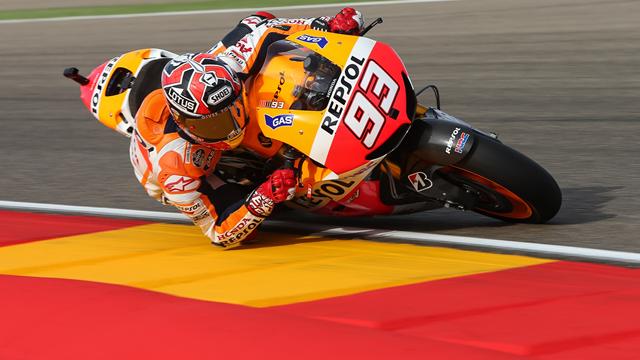 Marquez tout en maîtrise