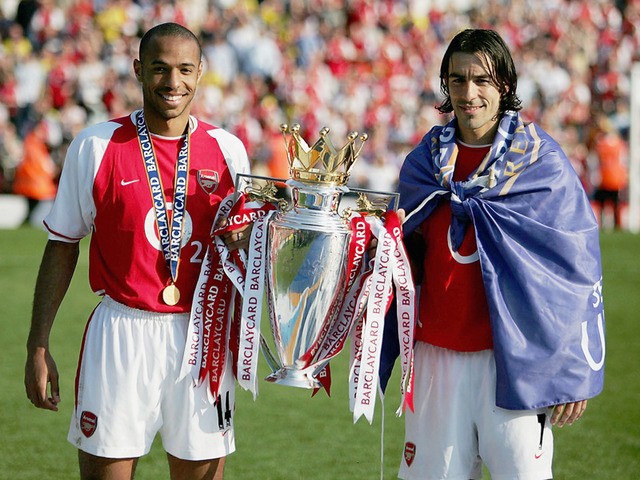 Thierry Henry and Robert Pires