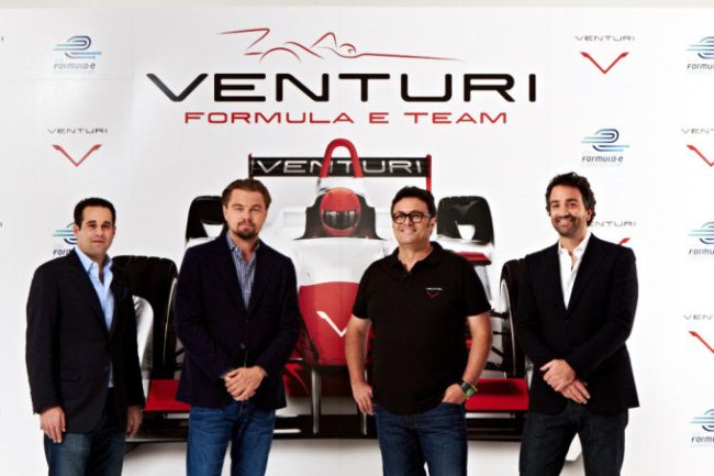 Leonardo DiCaprio s'est associé à Gildo Pallanca Pastor pour lancer la Venturi Grand Prix Team.