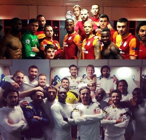 Galatasaray - Fenerbahçe arasındaki fotoğraf yarışı