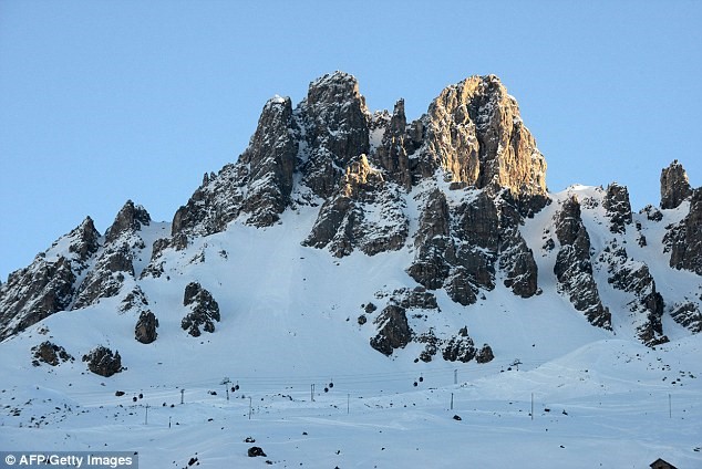 Dent de Burgin tepesi, Meribel, france