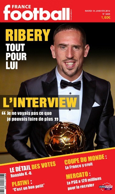 Ribéry fake france football 2013 ballon d'or