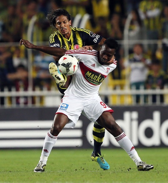 Bruno Alves, John Utaka - Fenerbahçe - Sivasspor