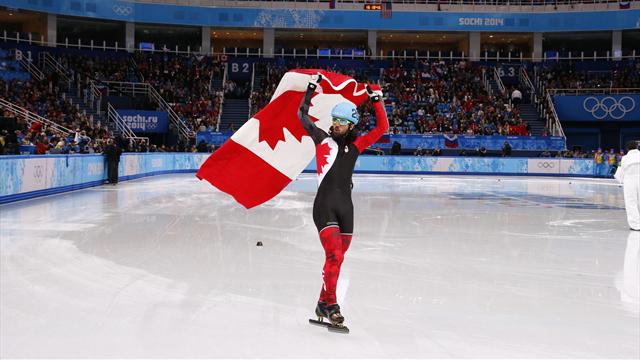 Charles Hamelin üçleme yaptı