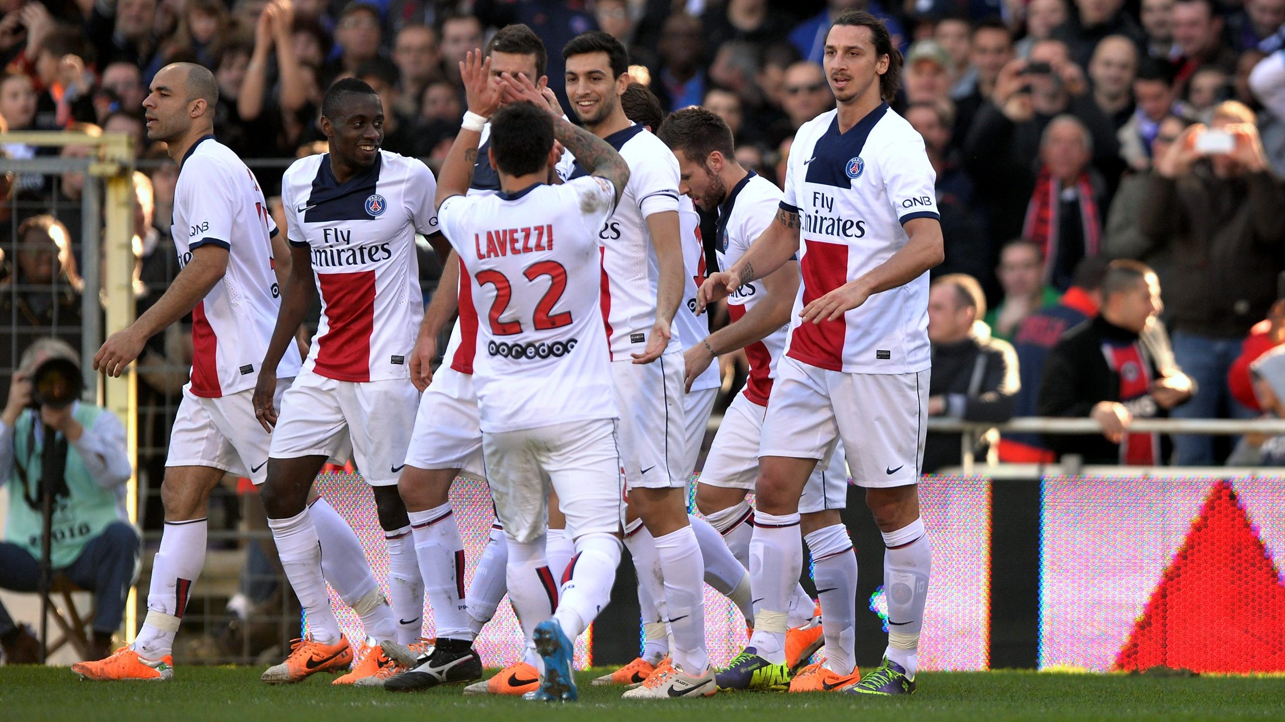 L1 (26e journée) Le PSG s'impose à Toulouse (24) et remet Monaco à distance Eurosport