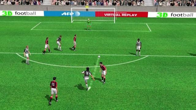 Juventus - Milan : les deux buts en 3D Juventus - Milan : les deux buts en 3D