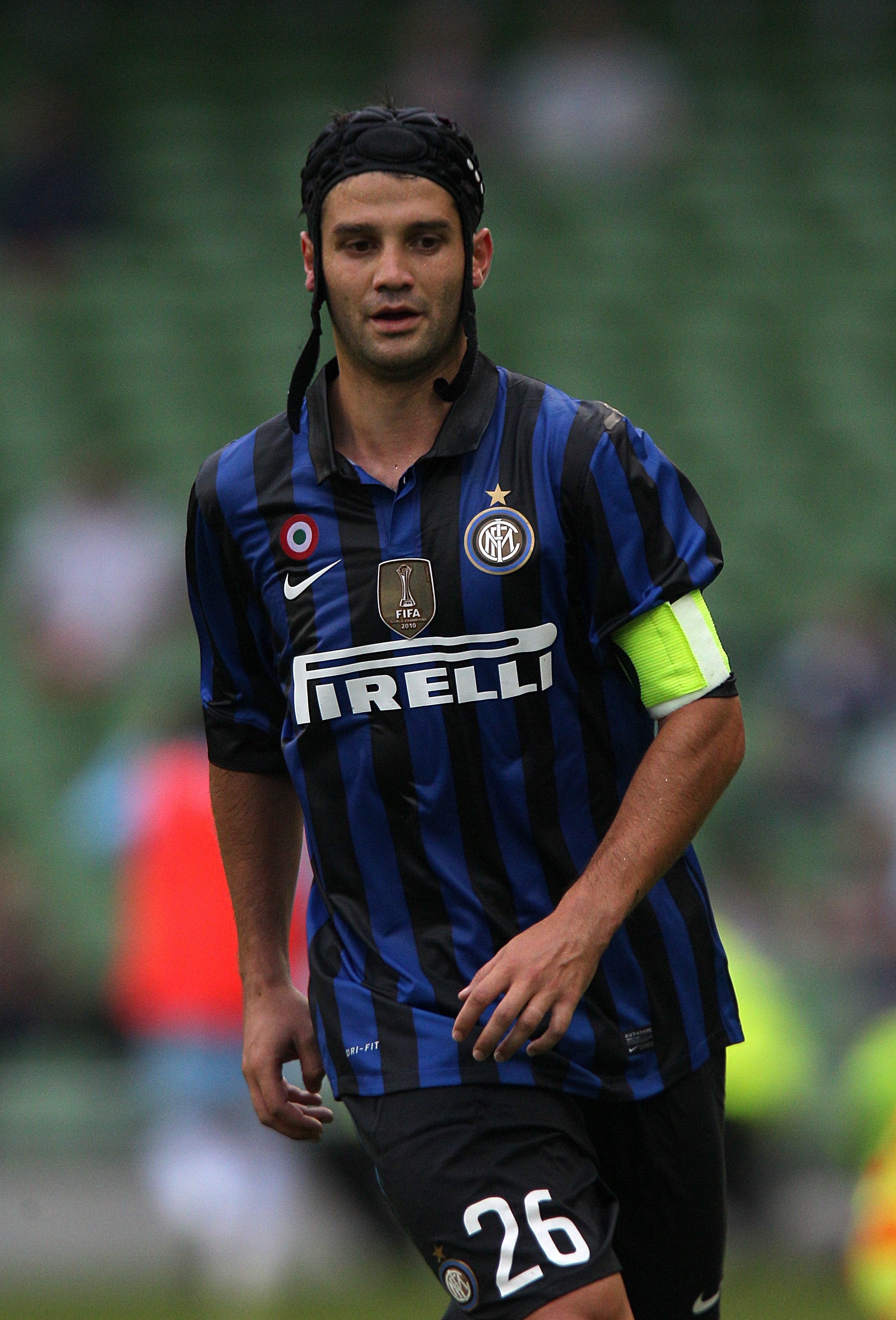 Cristian Chivu has left Inter after seven years at the club (PA)