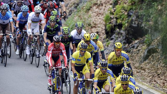 Contador, tranquille leader à mi-parcours