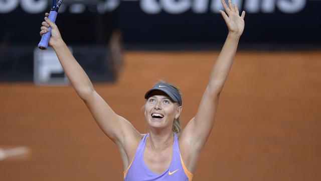 Trois ans, trois titres : Sharapova réussit le carton plein