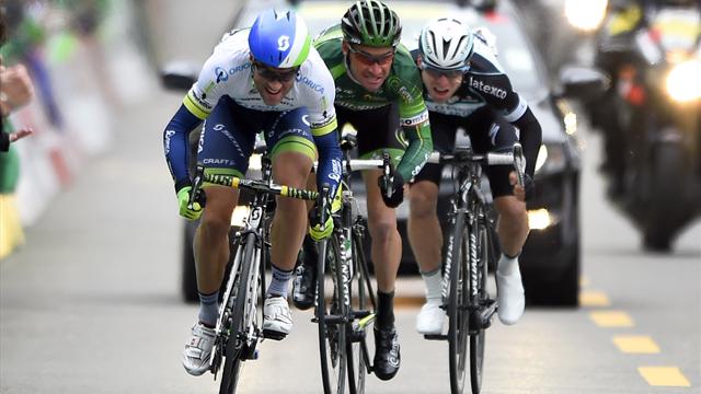 Albasini règle encore une fois Voeckler au sprint