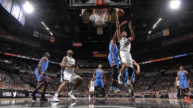Face au Thunder, San Antonio appuye là où ça fait mal en l'absence d'Ibaka
