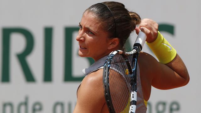 Delusione Errani, fuori con Christina McHale