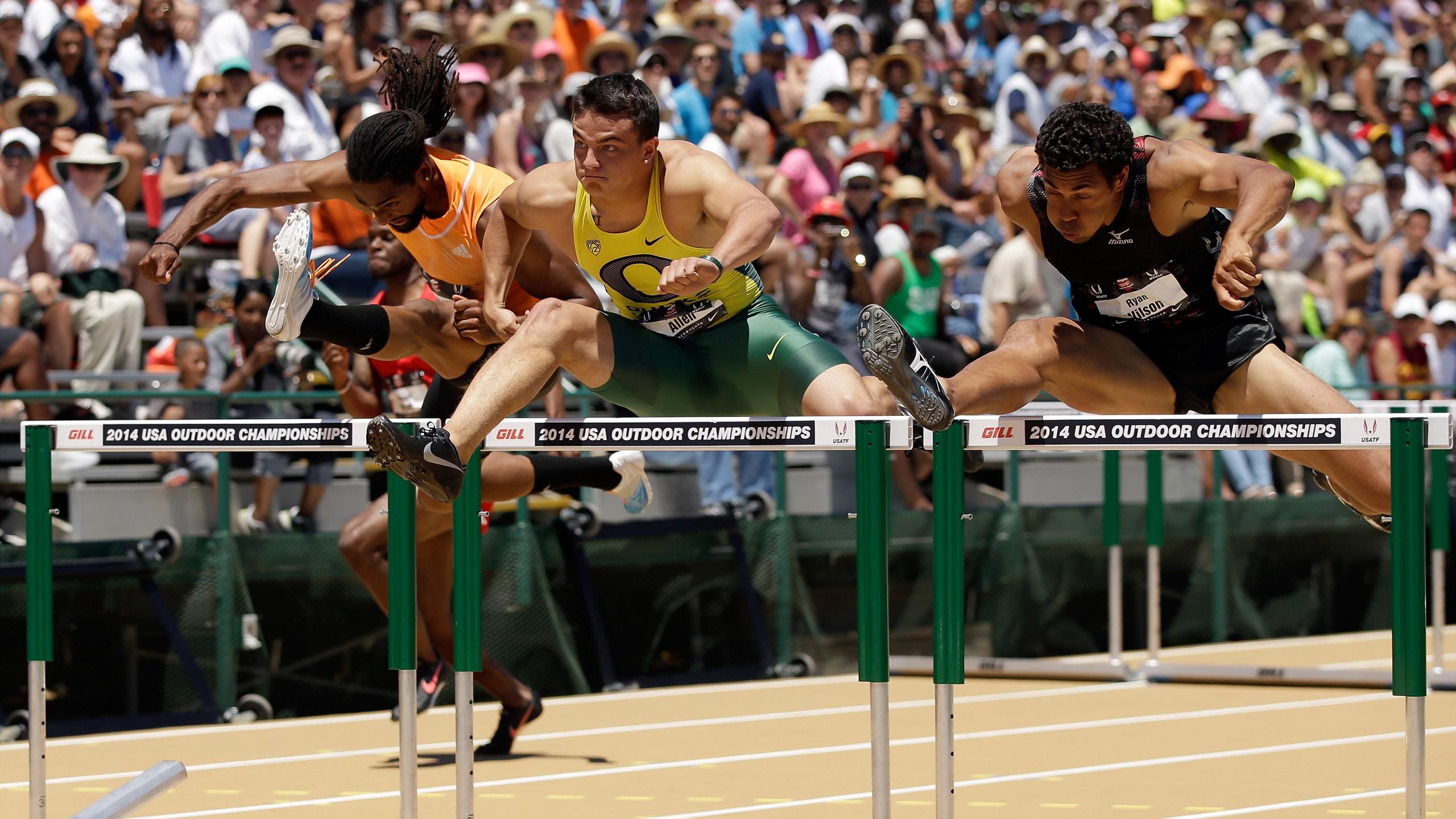 Collegian Allen shocks world class U.S. hurdles field Eurosport