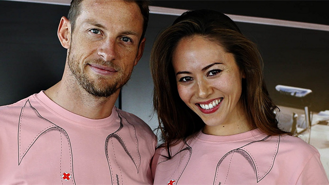 Button - et tout Silverstone ? - en rose en hommage à son père