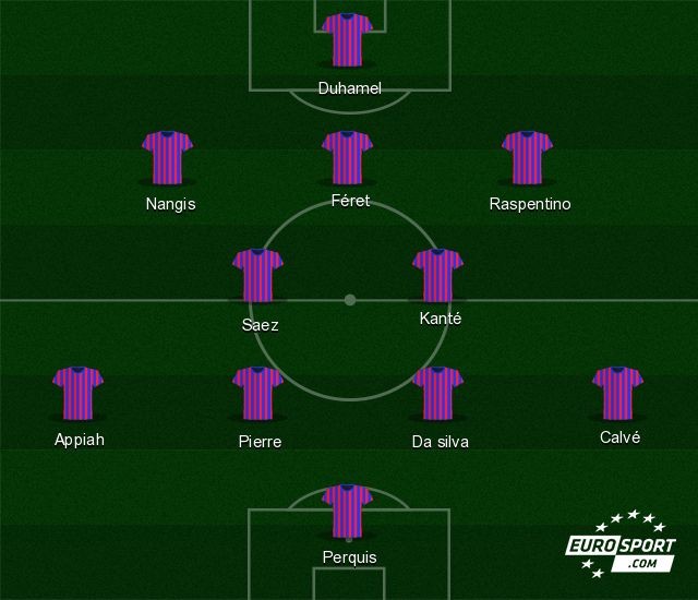 L'équipe type du Stade Malherbe de Caen pour la saison 2014-2015 de Ligue 1.