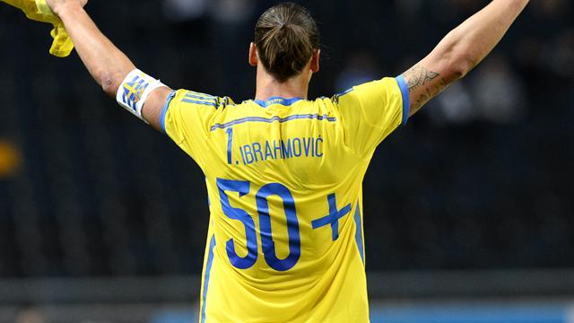 Un doublé et Zlatan devient le meilleur buteur de l'histoire de la Suède
