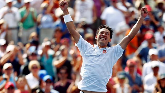 Nishikori renverse la table et Djokovic