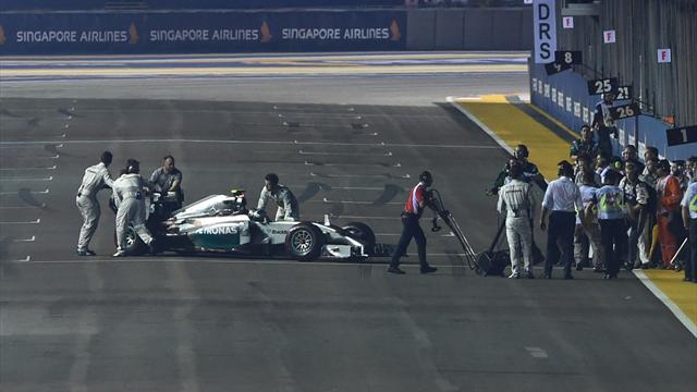 Sale dimanche pour Rosberg, contraint à l'abandon