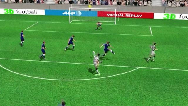Le but du doublé pour Arturo Vidal (Juventus) face à Cesena Le but du doublé pour Arturo Vidal (Juventus) face à Cesena