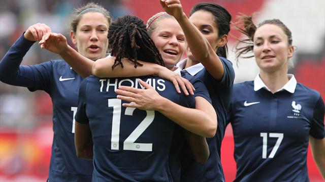 Les Bleues s'offrent un bel exploit en battant l'Allemagne à huit mois du Mondial