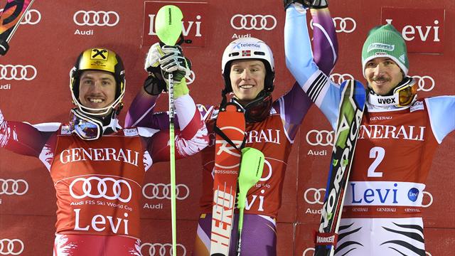 Le duel Kristoffersen-Hirscher est lancé et c'est le Norvégien qui gagne la première manche